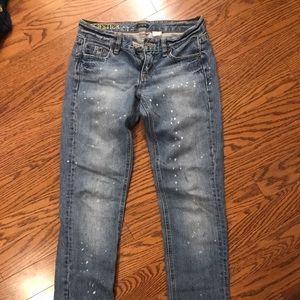JCrew painted Jeans